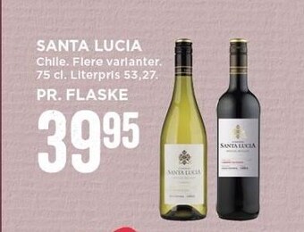 MENY Santa lucia tilbud