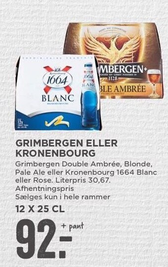 MENY Grimbergen el. kronenbourg tilbud
