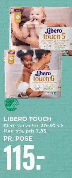 MENY Libero touch bleer tilbud