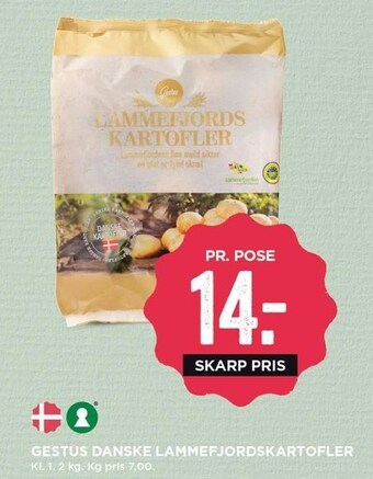 MENY Gestus danske lammefjordskartofler tilbud