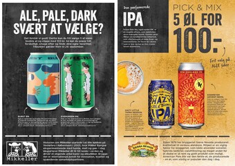 MENY Pick & mix - 5 øl for 100 tilbud