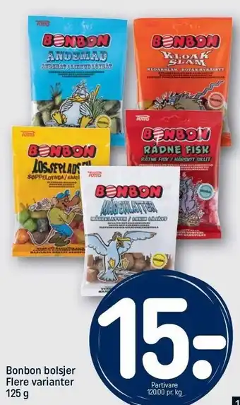 REMA 1000 Bonbon bolsjer tilbud