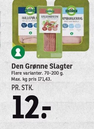 SPAR Den grønne slagter tilbud