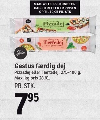 SPAR Gestus færdig dej tilbud