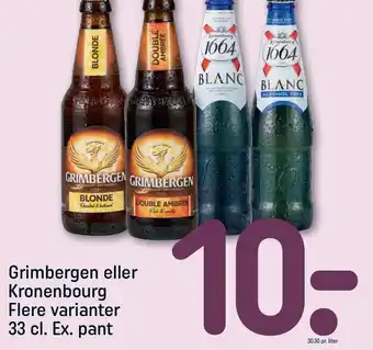 REMA 1000 Grimbergen el. kronenbourg tilbud