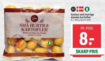 SPAR Gestus små hurtige danske kartofler tilbud