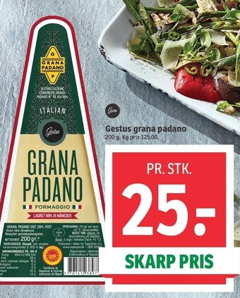 Gestus grana padano