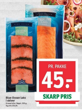 SPAR Blue ocean laks i skiver tilbud