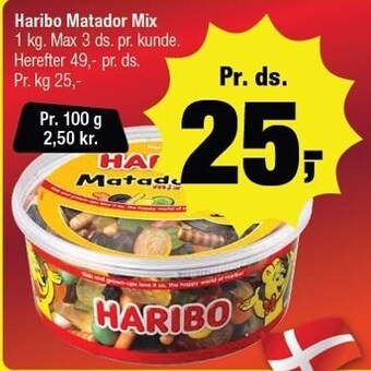 Calle Haribo matador mix tilbud