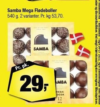 Calle Samba mega flødeboller tilbud
