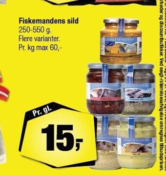 Calle Fiskemandens sild tilbud