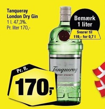 Calle Tanqueray london dry gin tilbud