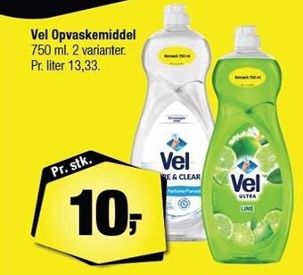 Calle Vel opvaskemiddel tilbud