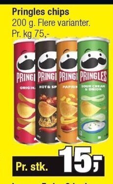 Calle Pringles chips tilbud