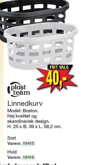 Harald Nyborg Linnedkurv tilbud