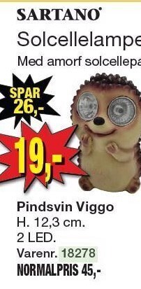 Harald Nyborg Solcellelampe tilbud