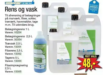 Harald Nyborg Rens og vask tilbud