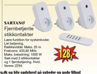 Harald Nyborg Fjernbetjente stikkontakter tilbud