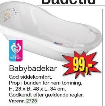 Harald Nyborg Babybadekar tilbud