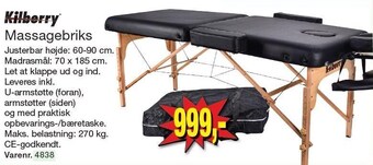 Harald Nyborg Kilberry massagebriks tilbud