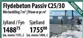 Fritidsmarkedet Flydebteon passiv tilbud