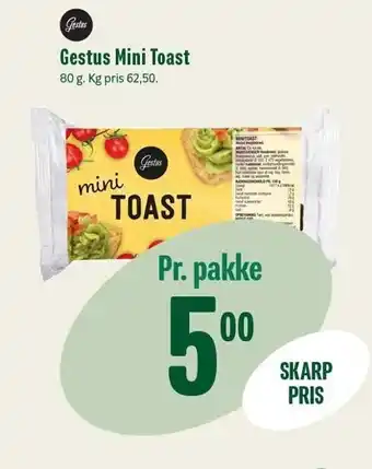 Min Købmand Mini toast tilbud