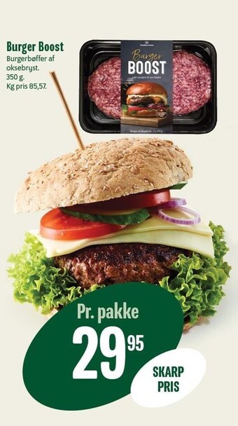 Min Købmand Burger boost burgerbøffer tilbud