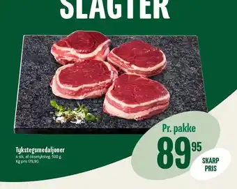 Min Købmand Tykstegsmedaljoner 4 stk tilbud