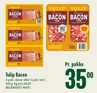 Min Købmand Tulip bacon tilbud