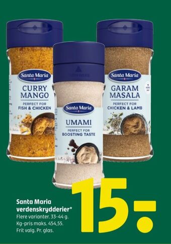 Coop 365 Santa maria krydderier tilbud