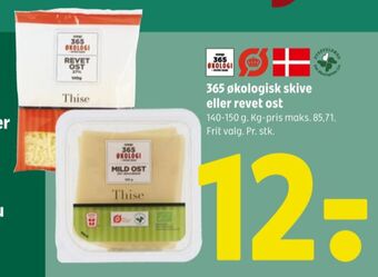 Coop 365 Thise skiveost mild ost tilbud