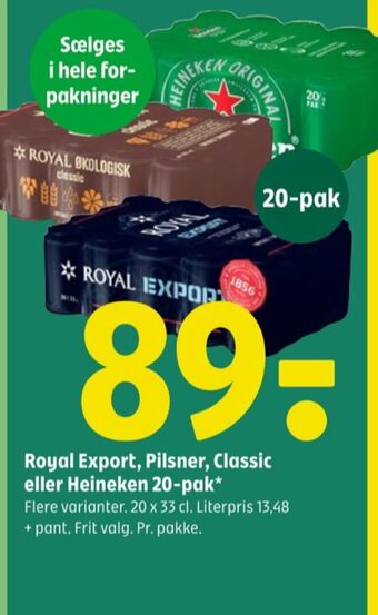 Coop 365 Heineken øl tilbud