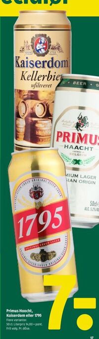 Coop 365 Primus haacht øl tilbud