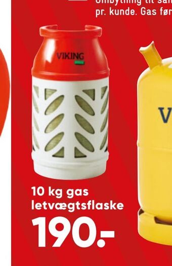 Bilka 10 kg gas letvægtsflaske tilbud
