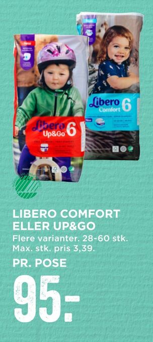 MENY Libero comfort eller up&go tilbud