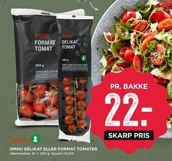 MENY Omhu delikat eller format tomater tilbud