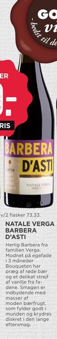 Natale verga barbera d'asti