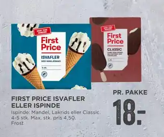 MENY First price isvafler eller ispinde tilbud