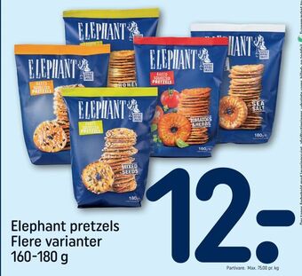 REMA 1000 Elephant pretzels tilbud
