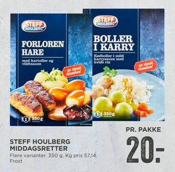 MENY Steff houlberg middagsretter tilbud