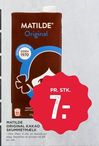 MENY Matilde original kakao skummetmælk tilbud