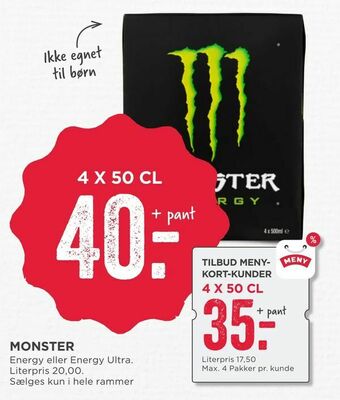 MENY Monster tilbud