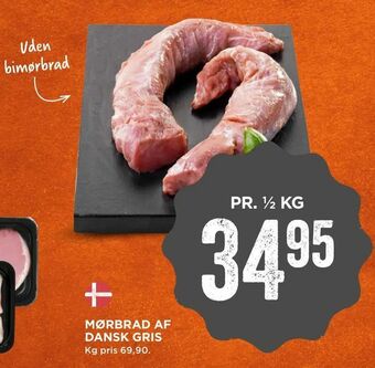MENY Mørbrad af dansk gris tilbud