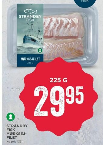 MENY Strandby fisk mørksej­filet tilbud