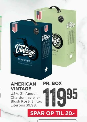 MENY American vintage tilbud