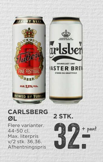 MENY Carlsberg øl tilbud