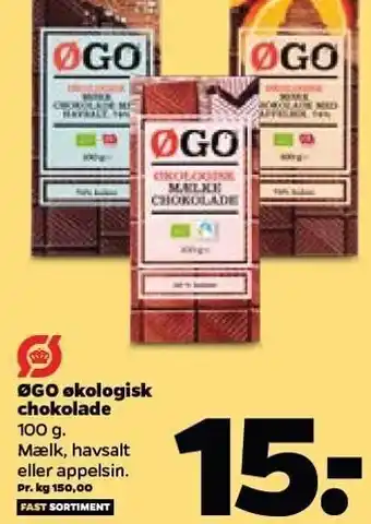 Netto Øgo øko chokolade tilbud