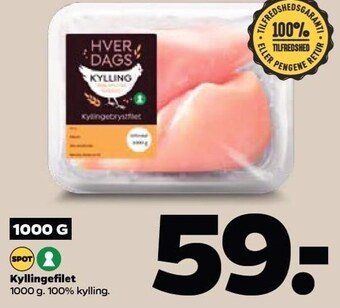 Netto Kyllingefilet tilbud