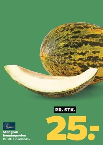 Netto Stor grøn honningmelon tilbud