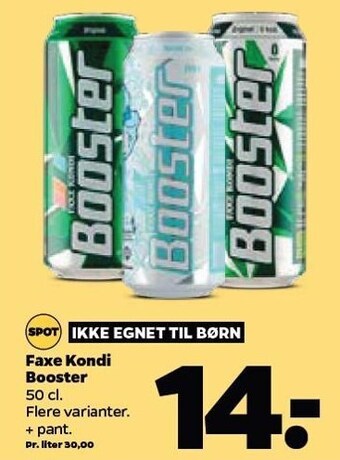 Netto Faxe kondi booster tilbud